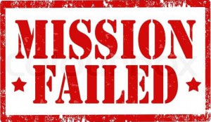 mission failed
